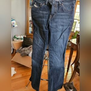 Diesel Women's Straight Leg Jeans - Dark Blue